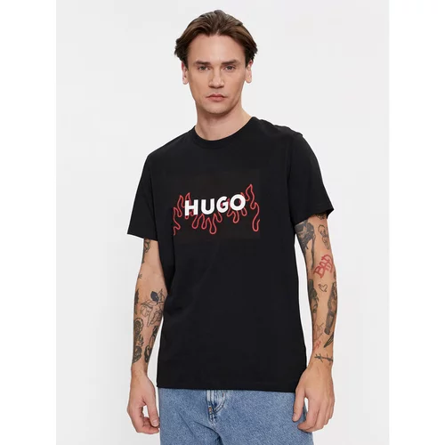 Hugo Majica Dulive 50506989 Črna Regular Fit