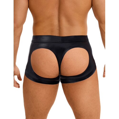 SuperLove Sexy Matte Look Boxer Thong 303 Black L Cene