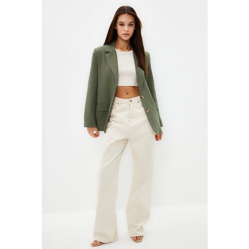 Trendyol Mint Regular Lined Woven Blazer Jacket Slike