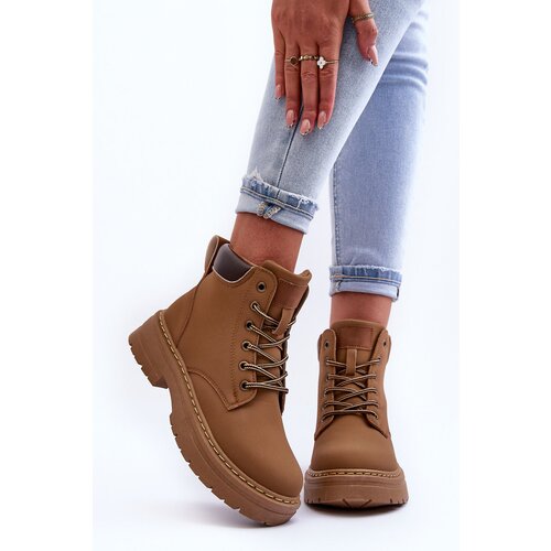 Boto Women's Quilted Lined Boots Corbin Dark Beige Cene