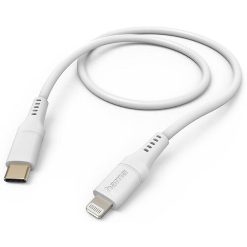 Hama polnilni/podatkovni kabel, fleksibilen USB-C - Lightning, 1,5 m, bel, (5000277623) Cene
