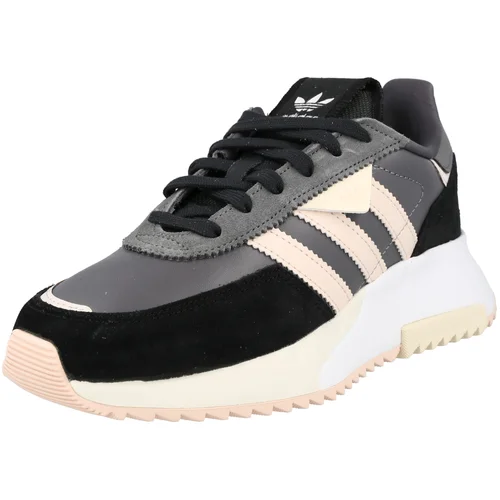 Adidas Niske tenisice 'RETROPY F2' siva / pastelno roza / crna / bijela