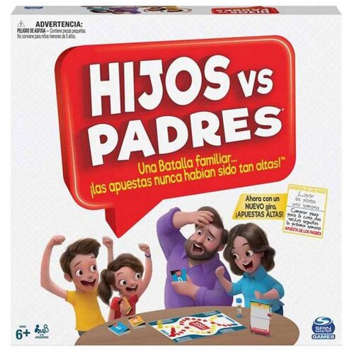  Dru&amp;scaron;tvene igre Spin Master Hijos vs Padres 206 Dijelovi 26 99 x 26 99 x 5 4 cm Slike
