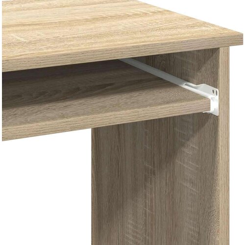 VidaXL Radni stol s policama boja hrasta sonome 84x40x78 cm drveni Slike