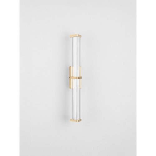 Nova Luce Metalna LED zidna lampa s mogućnosti zatamnjivanja mat zlatna Pheme &amp;ndash; Slike