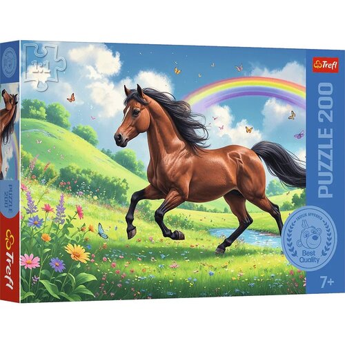 Trefl Puzzle Veličanstveni konj - 200 delova Slike