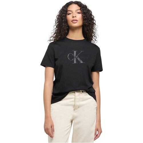 Calvin Klein Jeans Majice &amp;amp; Polo majice LV040WL292 Črna Slike