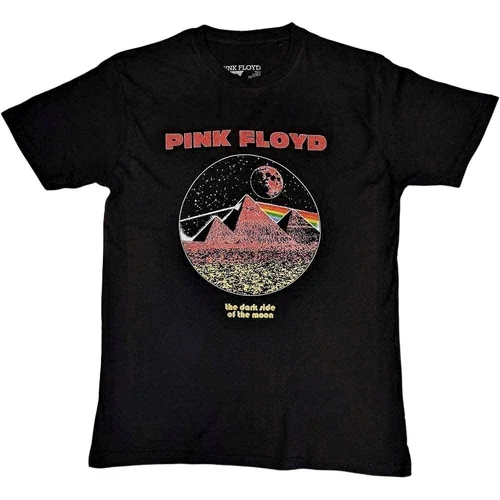 Pink Floyd Majica Vintage Pyramids Black 2XL