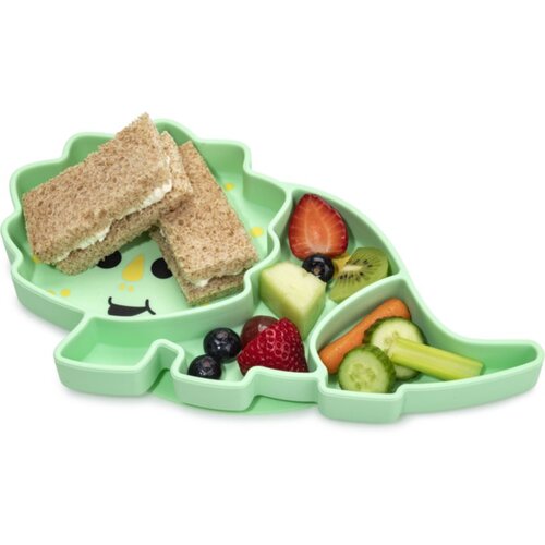 Melii Silicone Suction Plate tanjur s vakuumskim držačem Dino 1 kom Slike