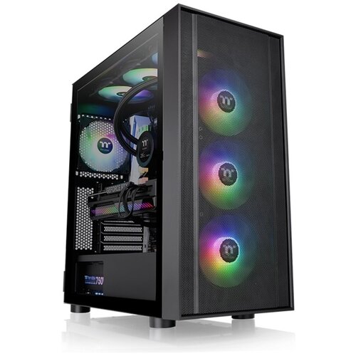 Thermaltake H570 TG ARGB Mid tower, tempered glass, 3x 120mm ARGB Lite fan Cene