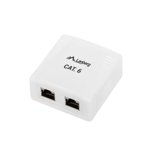 Lanberg Roseta povr&scaron;inske mačke.6 ftp 2x vzemite rj45, (20755100) Cene