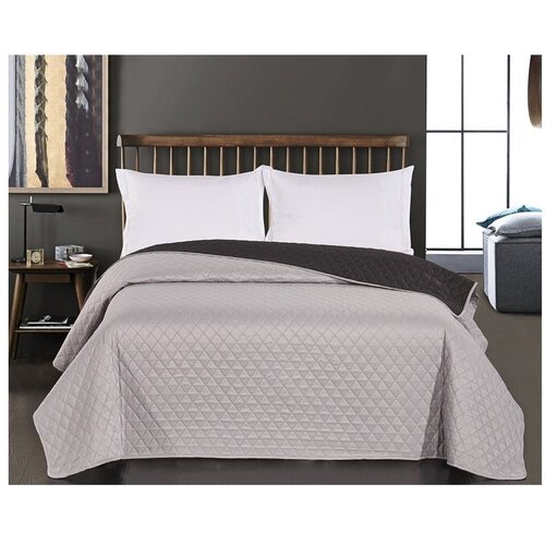 DecoKing crno-sivi dvostrani pokrivač od mikrovlakana Axel, 240 x 260 cm Cijene