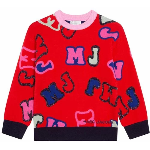Marc Jacobs Otroški pulover rdeča barva,
