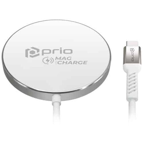 Prio 15W bežični punjač MagSafe (USB C) srebrni Cijene