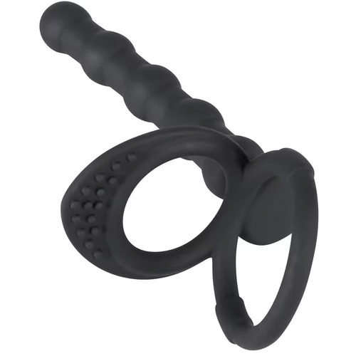 Black Velvets cock & ball ring