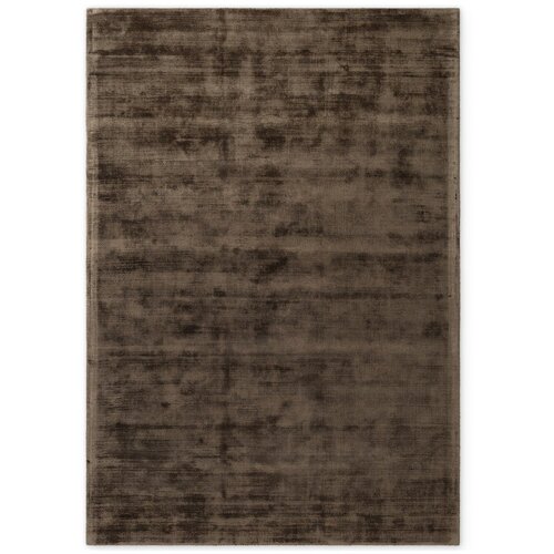 Vikosa Rjava ročno tkana viskozna preproga 200x300 cm Noemi &ndash; Cene