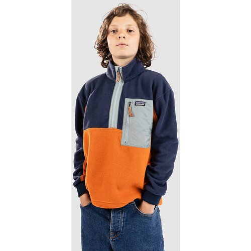 Patagonia Microdini 1/2 Kids Half-Zip Pulover iz flisa redtail rust Slike