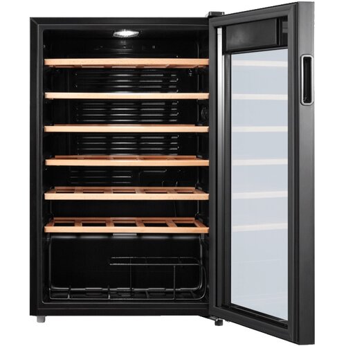 Tesla WG Vinska vitrina TESLA RW092M/G/93L/47x47x84,5cm/crna Cene