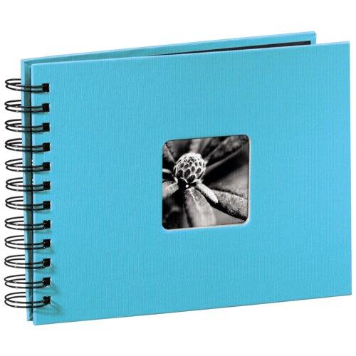 Hama fine art spiral turquoise 24x17 50 black pages 113673 Slike