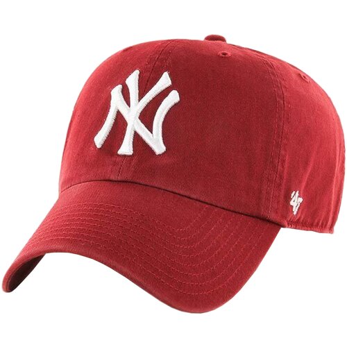 47 Brand Kape s &amp;scaron;iltom New York Yankees MLB Clean Up Cap Rdeča Slike