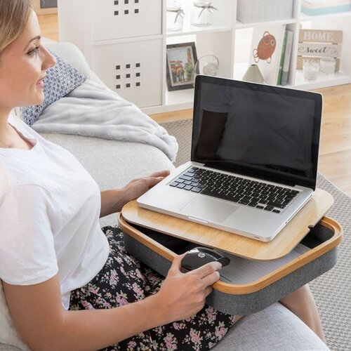 InnovaGoods Prijenosni radni stol Larage / Stol za laptop sa spremnikom Cijene