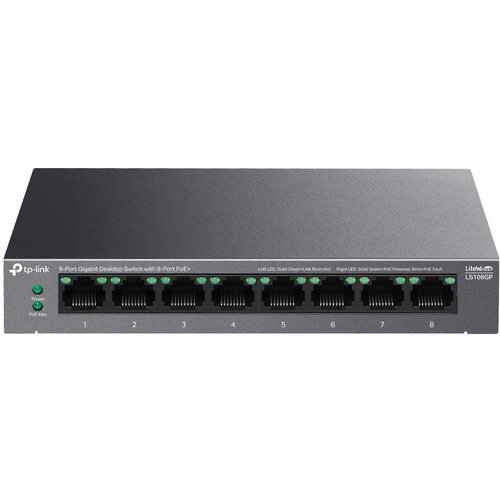 Tp-link LiteWave 8-Port Gigabit Desktop Switch with 8-Port PoE+ Slike