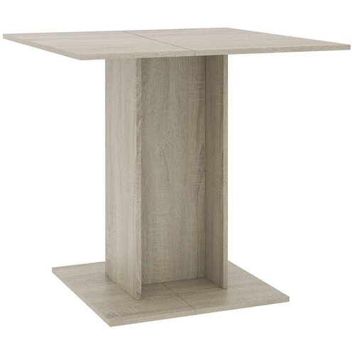 Maison Chic Jedilna miza - Kuhinjska miza - Jedilni stol sonoma hrast 80x80x75 cm iverna plo&amp;scaron;ča, (21714929) Slike