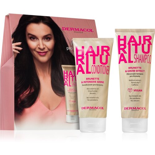 Dermacol Hair Ritual darilni set (za rjave lase) Cene