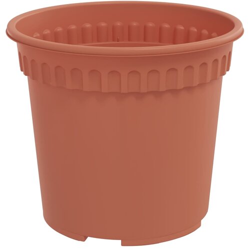  Okrugla saksija za cveće 24 pcs Crvena cigla &amp;Oslash; 15 x 12 cm Slike