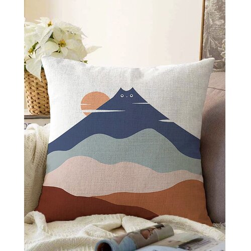 Minimalist Cushion Covers Prevleka za vzglavnik iz mešanice bombaža Kitty Hill, 55 x 55 cm Cene