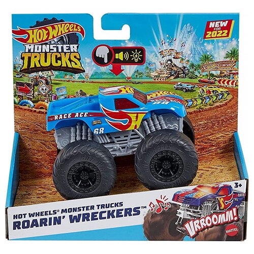 Mattel Hot Wheels Monster Trucks Race Ace vozilo z lučmi in zvoki 1/43 - Slike