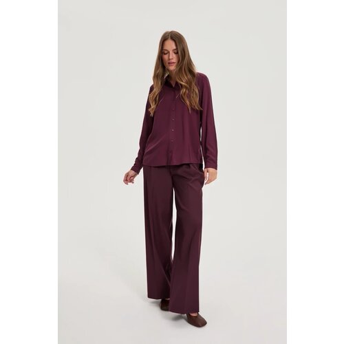 Marisse WOMEN&amp;#039;S SHIRT Z-KO-4822 BURGUNDY Slike