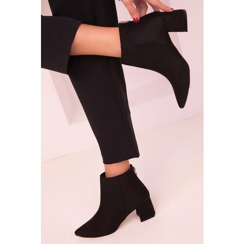 Soho Black Suede Women's Boots & Booties 15447 Cene