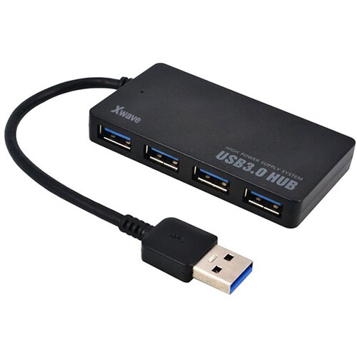  Xwave USB HUB 142 13cm,USB 4-port na USB3+3xUSB2.0 Cene