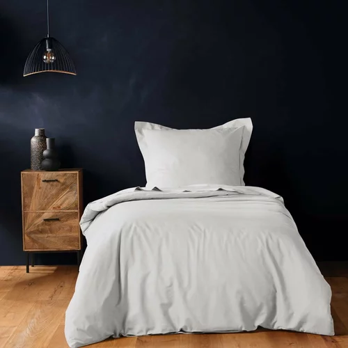 Douceur d intérieur Bijela pamučna posteljina za krevet za jednu osobu 140x200 cm Lina –
