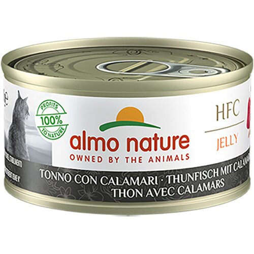  Varčno pakiranje Almo Nature 24 x 70 g - HFC tuna s kalamari v želeju Cijene