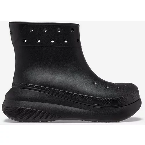 Crocs Ženske čizme za kišu Classic Crush Rain Boot 207946 CRNE