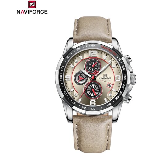 Naviforce muški analogni ručni sat Kvarcni mehanizam bež NF8020L Cene