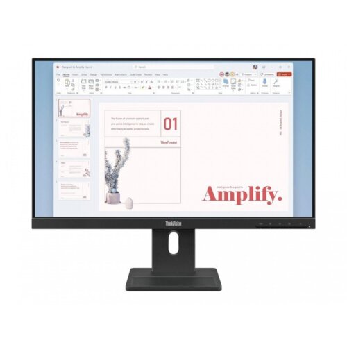 Lenovo ThinkVision E24-40 računalni monitor 60,5 cm (23.8") 1920 x 1080 pikseli Full HD LCD Crno Cene