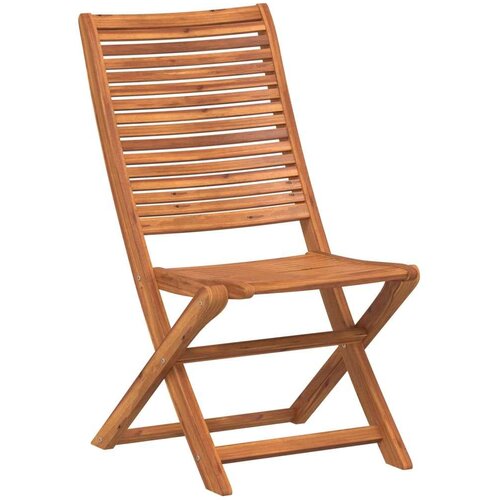  Sklopive vrtne stolice 6 kom 51x66x95 cm masivno drvo bagrema Slike