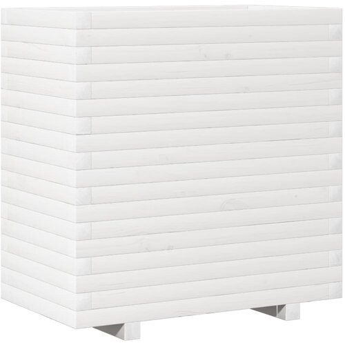 Maison Chic Vrtno cvetlično korito - Cvetlični Lonec belo 70x40x72 cm trdna borovina, (21789186) Cene