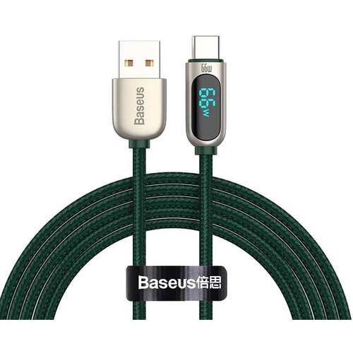 Baseus display cable usb to type-c, 66W, 2m (zelen), (20628017) Slike