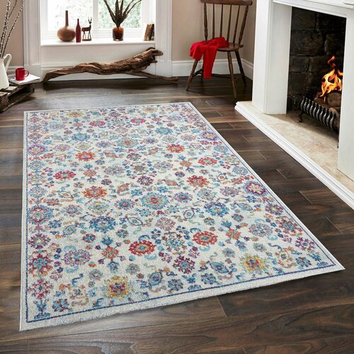 7660 whiteblue carpet (120 x 170) Cene