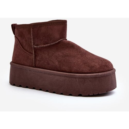 Kesi Brown suede shoes on the Corcoran platform Cene