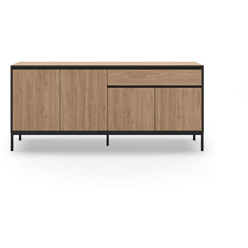 Marckeric Niska komoda u dekoru hrasta u prirodnoj boji 180x80 cm Lorenza – Cijene