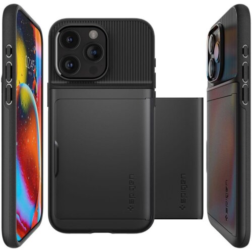 Spigen OVITEK SLIM ARMOR ZA IPHONE 15 PRO, ZA&amp;Scaron;ČITNI OVITEK, ODPOREN NA PADCE, (5000302816) Slike