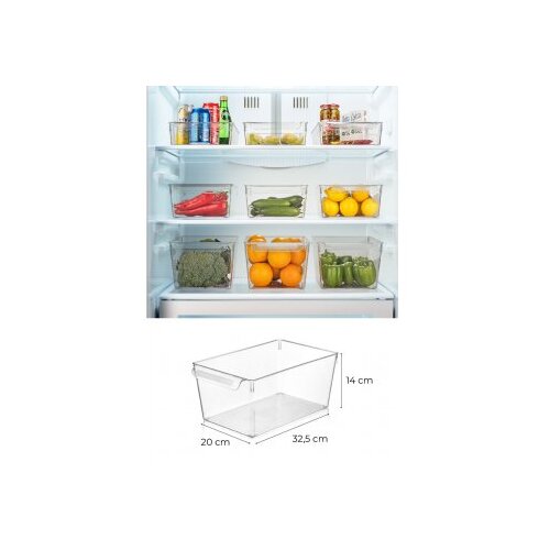 Hermia Set organizatora hladnjaka (3 komada), Transparentno, 728 Cijene