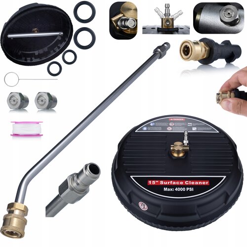 Rosfix SET KRTAČA T-RACER 15", LANCA 70 CM 30&deg;, ADAPTER &ndash; NADOMESTNI DEL ZA K&Auml;RCHER K2&ndash;K7 | 1/4", 160 BAR, 60&deg;C, (5000036463) Cene