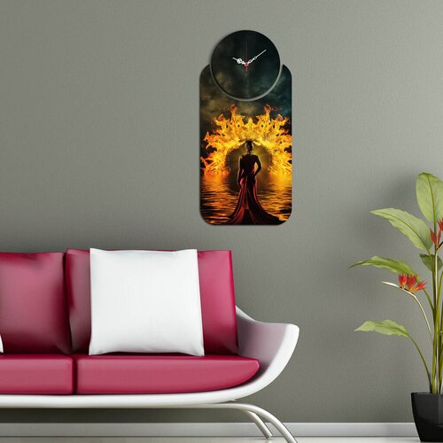 Wallity zidni sat YMS-36, 68x32 cm, 2 dela Cene