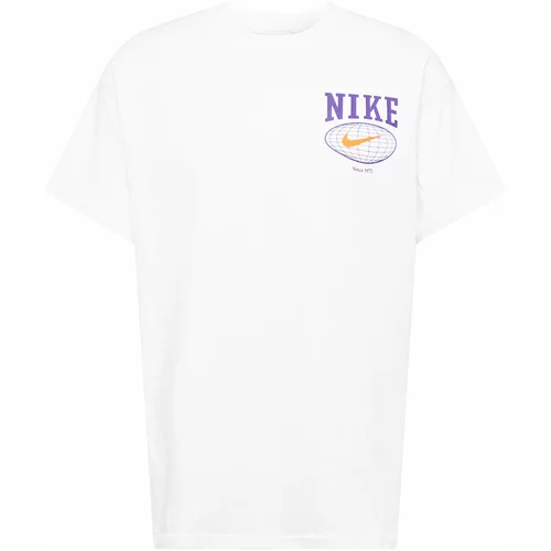 Nike Sportswear Majica ljubičasta / narančasta / bijela
